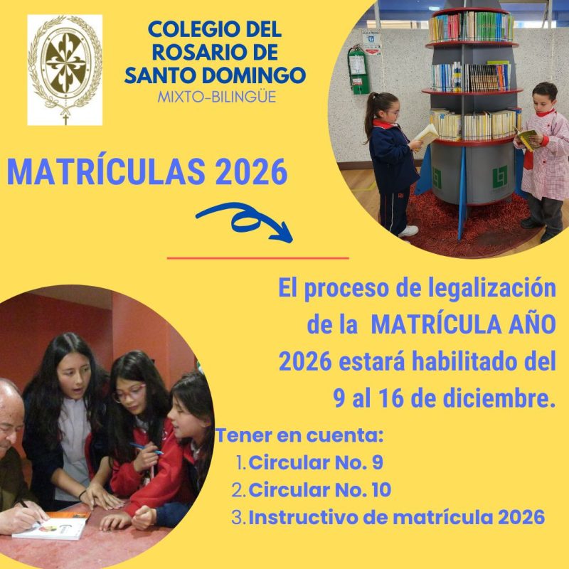 Aviso-Matrículas 2026 RSD